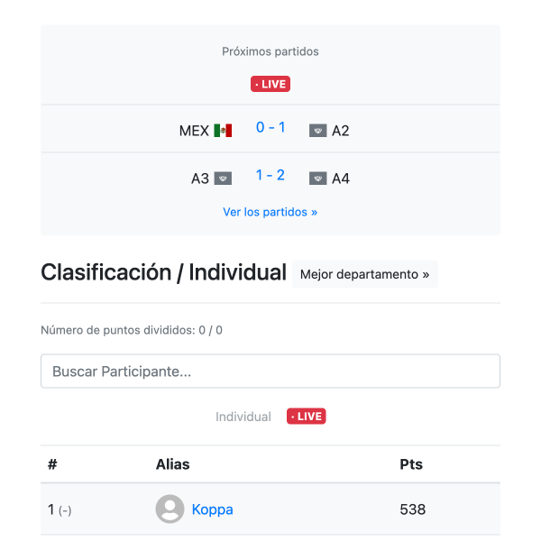 Actualizaciones en vivo - Copa Mundial 2026